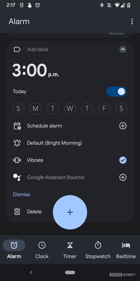 set alarm for 5:00 p.m. today|How to set an alarm on your Android phone or tablet.